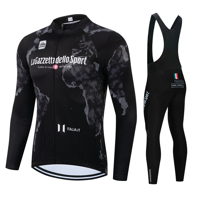 

Весенне-летний комплект для велоспорта: длинная велосипедная куртка, брюки, комплект для Тур де Италия, профессиональная велоформа, одежда для велосипедистов.