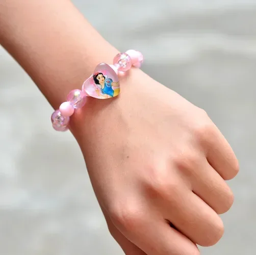 Bracelets princesse Elsa et Anna pour enfants, bijoux fantaisie, figurine de dessin animé, jouets Flash, bracelet mignon, cadeaux d\'anniversaire