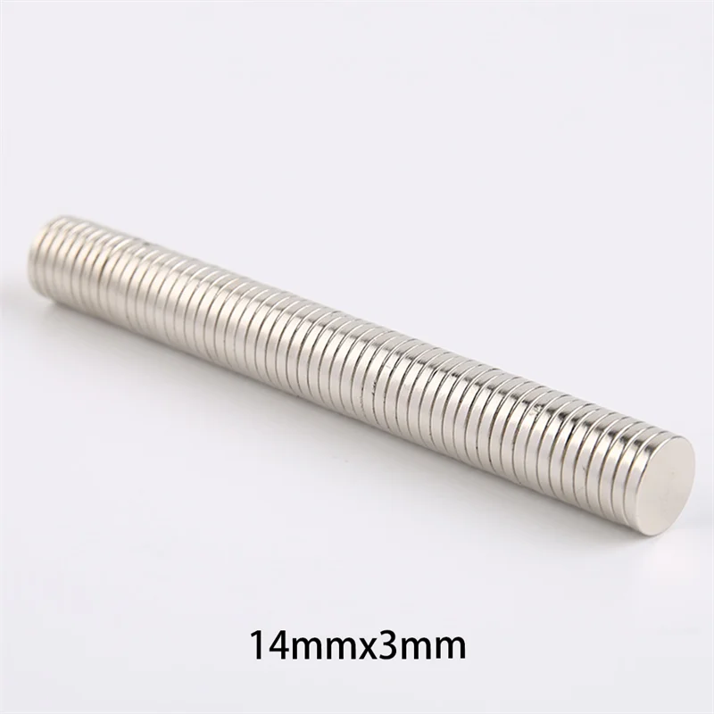 5~200pcs 14x3mm Round Powerful Magnet Fridge Bulk Sheet Neodymium Disc Magnet 14mm x3mm Permanent NdFeB Strong Magnets 14*3mm