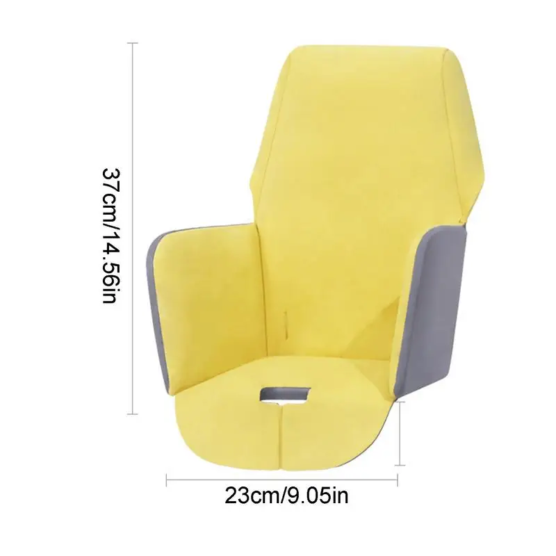 Cojín de tela Oxford para silla alta, funda de asiento suave y lavable, plegable, accesorios