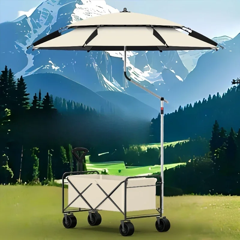 

Stall trolley parasol camper umbrella awning fishing parasol outdoor fishing umbrella folding