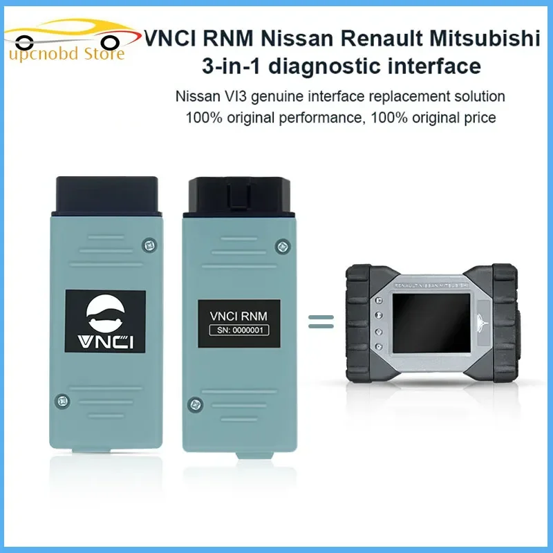 

VNCI RNM For Nissan Renault Mitsubishi 3-in-1Diagnostic Tool Compatible With the Original Diagnostic Interface