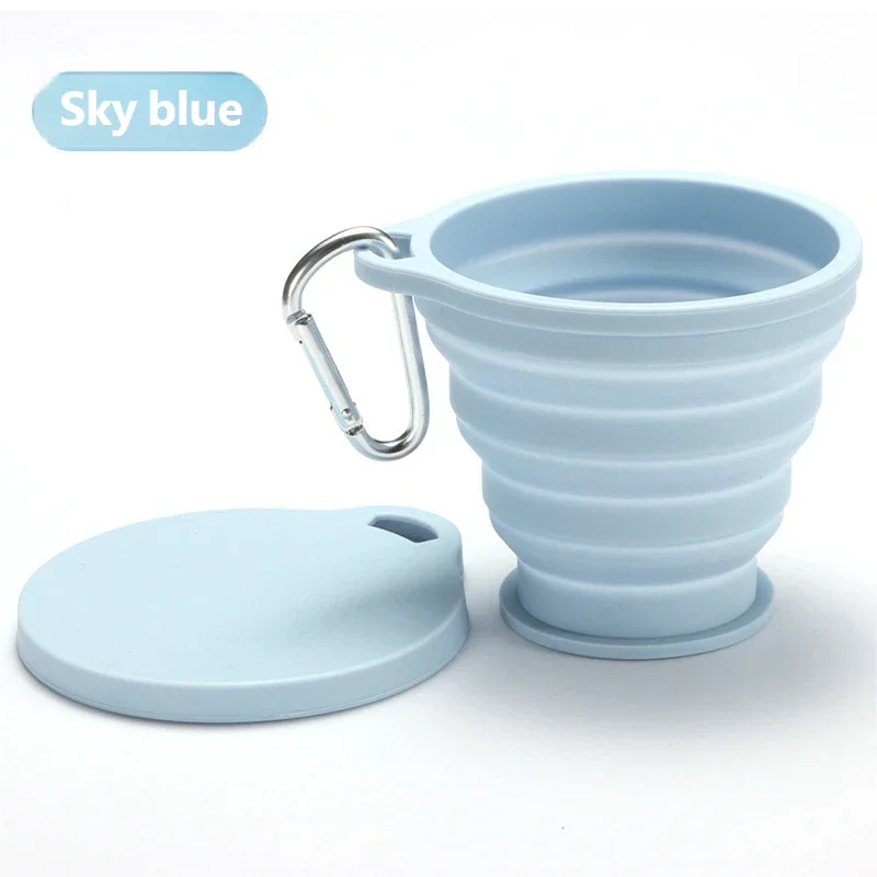 aliexpress fishing cup collapsible Travel with Lid 2.5Oz (75ml) - Leak-Proof ollapsible Shot Glass Keychain, Highly Portable, Made of Rust & Bend Resistant Stainless Steel 10L Compact Versatile Folding Water