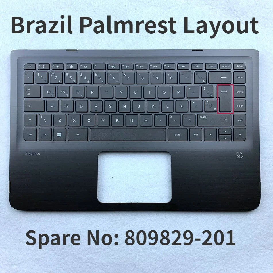 

Brazil Palmrest Laptop Keyboard For hp Pavilion X360 13-S000 13-S S020NR 13-s 13t-s000 13-s104la 13-s151la 809829-201 Teclado