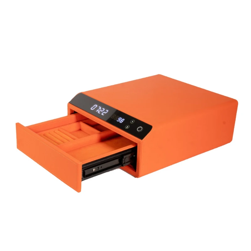 Household Small Drawer Safe Double Layer Office Intelligent All Steel