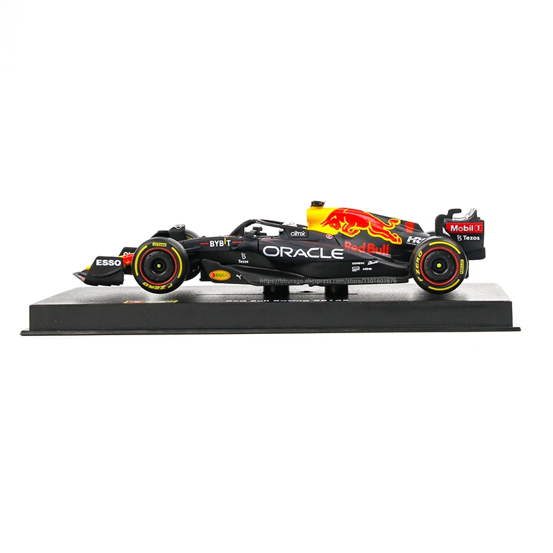 Bburago-Modelo de carro de liga fundido, Campeão 1 #, Verstappen Red Bull Racing, RB18 #11, Brinquedo Perez, Presente De Coleção, 1:43, F1 2022