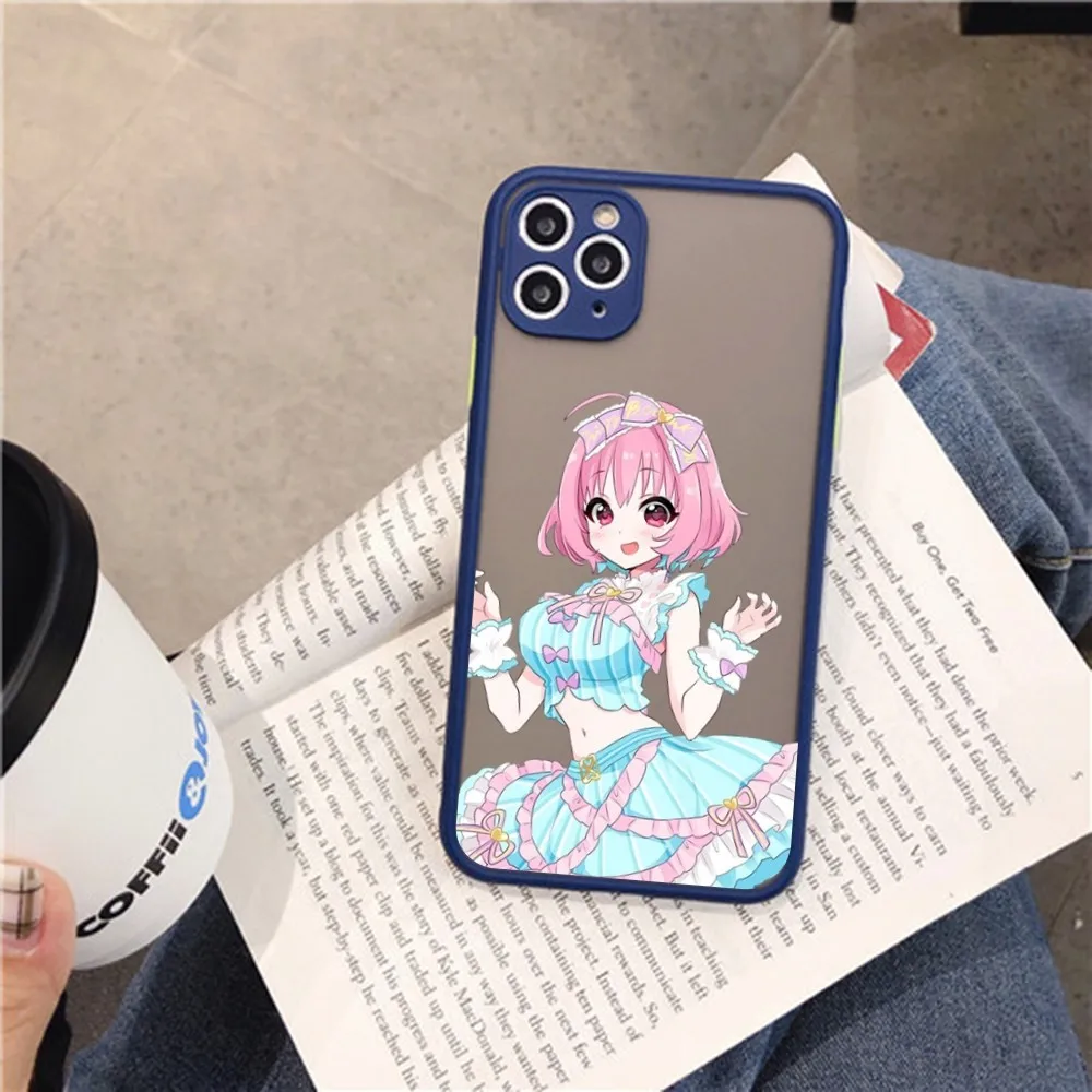 Etui na telefon Riamu Yumemi Anime do iPhone 14 11 12 13 Mini Pro Max 8 7 Plus X XR XS MAX Półprzezroczysty matowy pokrowiec