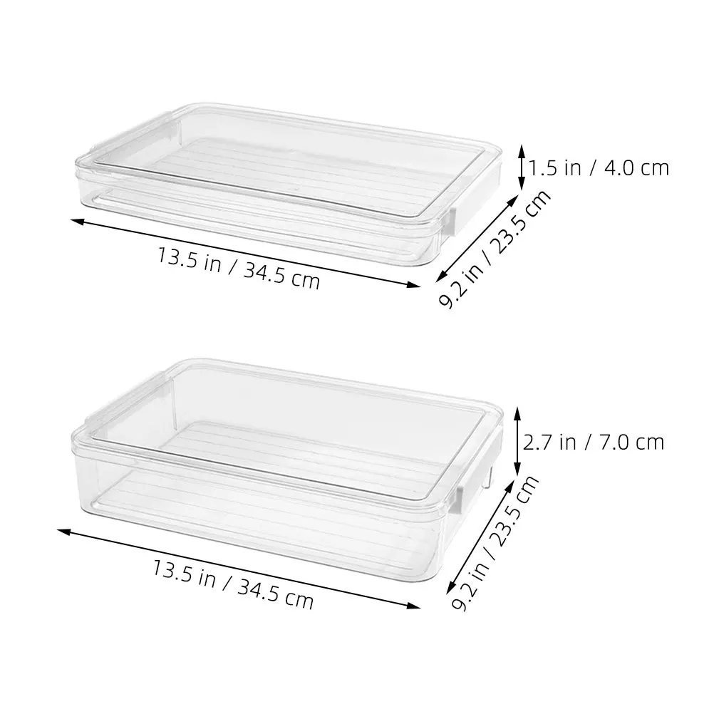 2 قطعة صندوق منظم تخزين المستندات حامل الحيوانات الأليفة لشهادات السفر بطاقات منظم الصور حامل بطاقة الملفات #2