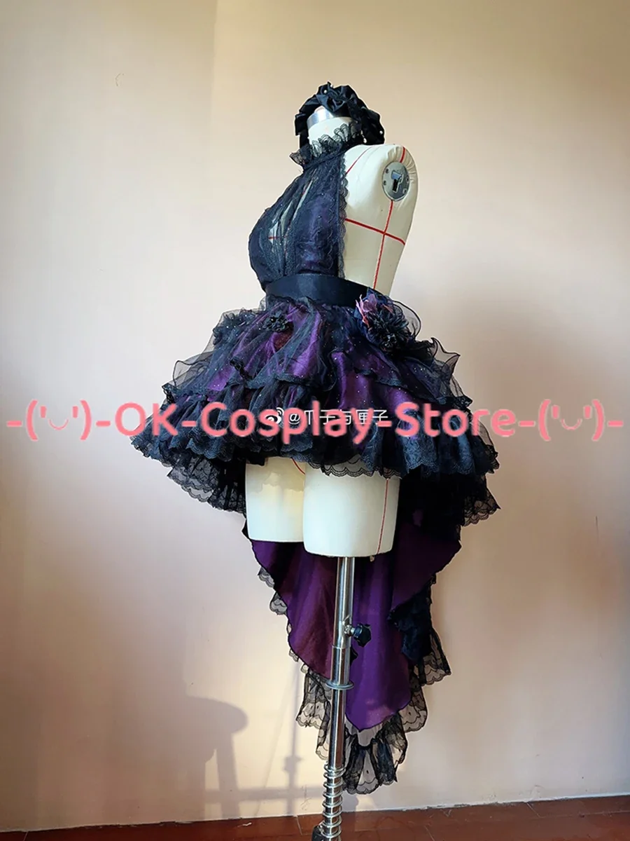 Ayanami Rei Cosplay Costume Women Elegant Dress Suit With Headband Halloween Party Uniforms Anime Clothing Custom Made