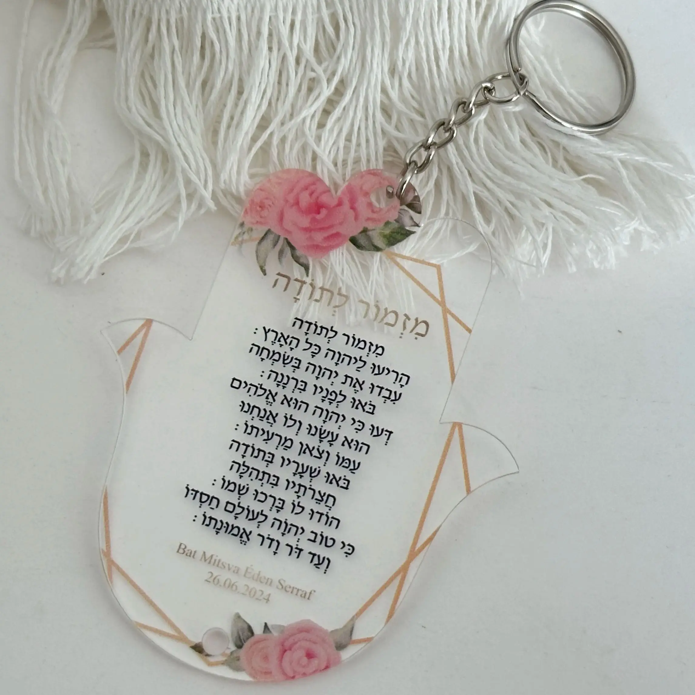 

10pcs Custom Transparent Acrylic Road Prayer Hamsa,Personal Writings Hamsa Pendant,Invitation for Party Gift Favor Decoration