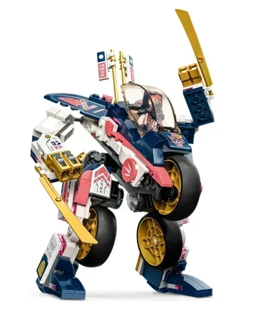 

2025 New Compatible 71792 Sora's Transforming Mech Bike Racer Building Blocks Toys birthday gift for Kids