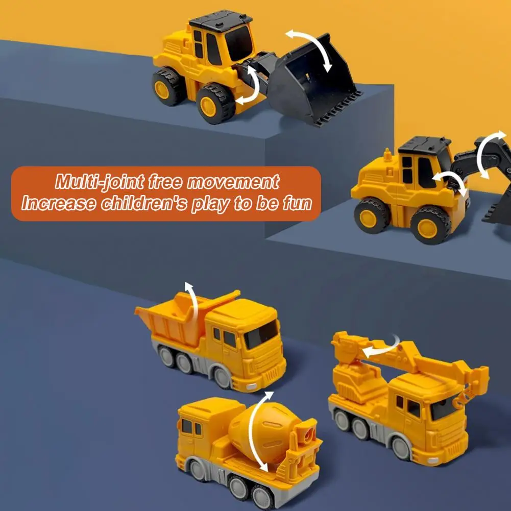 Jouet combiné de voiture magnétique, Robot transformant éducatif, ensemble de jouets pour tout-petits, camion de Construction modulaire magnétique pour garçons