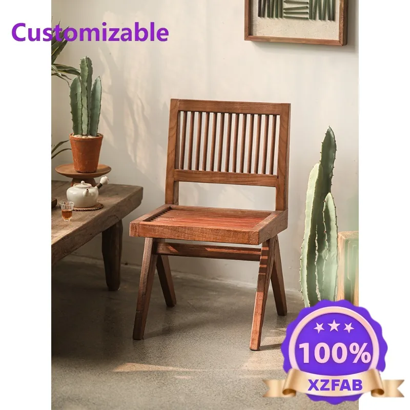 Factory Direct 2026 Solid wood chairs, balcony back chairs, household single stools