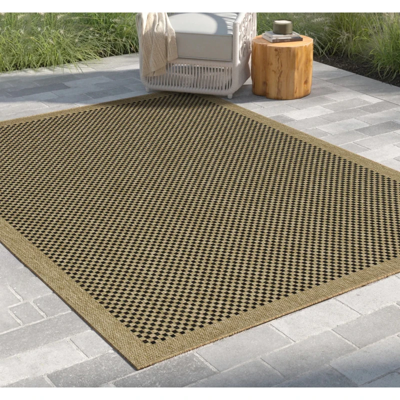 

Earth GC_NTL1003 Jute/Black 7 ft. 10 in. x 10 ft. 3 in. Indoor/Outdoor Area Rug