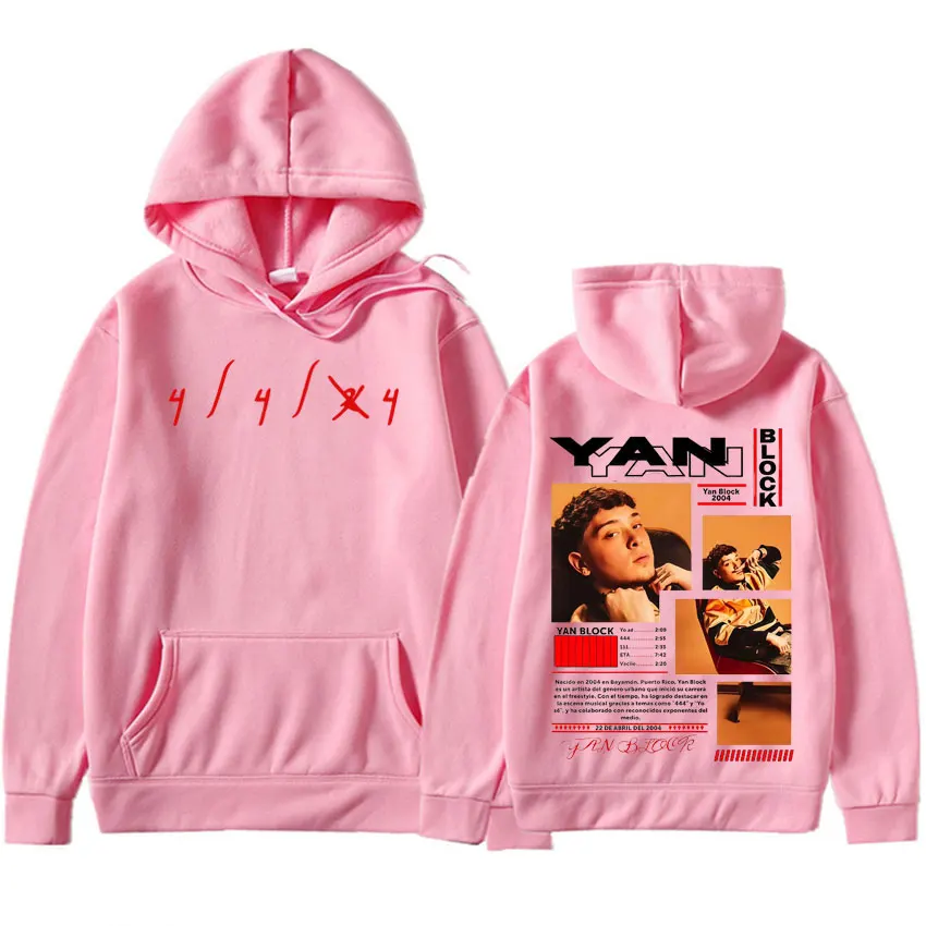 ألبوم يان بلوك هوديي 2025 جرافيك مطبوع ملابس قوطية كبيرة الحجم بلوفرات رجالية هيب هوب عصرية جمالية غير رسمية