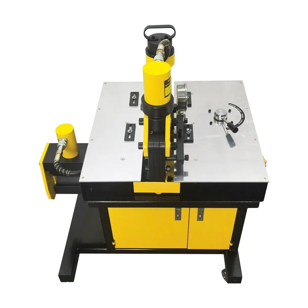 220V 1ph 50hz Electric Hydraulic Busbar Processor Puncher Cutting Punching Bending 3 in 1