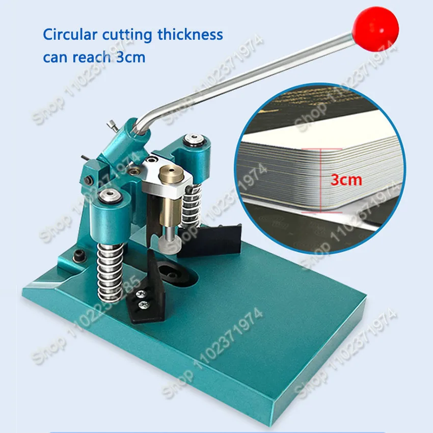 1pc Round Angle machine Manual cut round machine album business card chamfering machine with pressure foot cut round machine