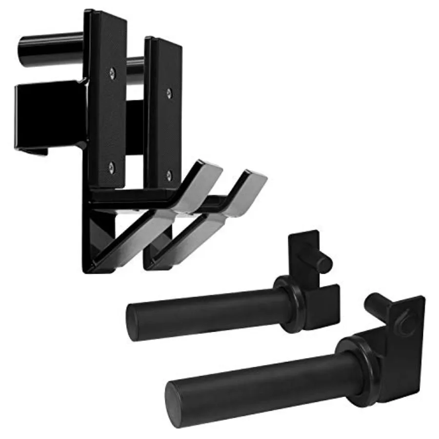 

Power Rack J-Hooks Attachments Heavy Duty Barbell Holders Compatible with 2x2 3x3 Power Racks for Home Gym
