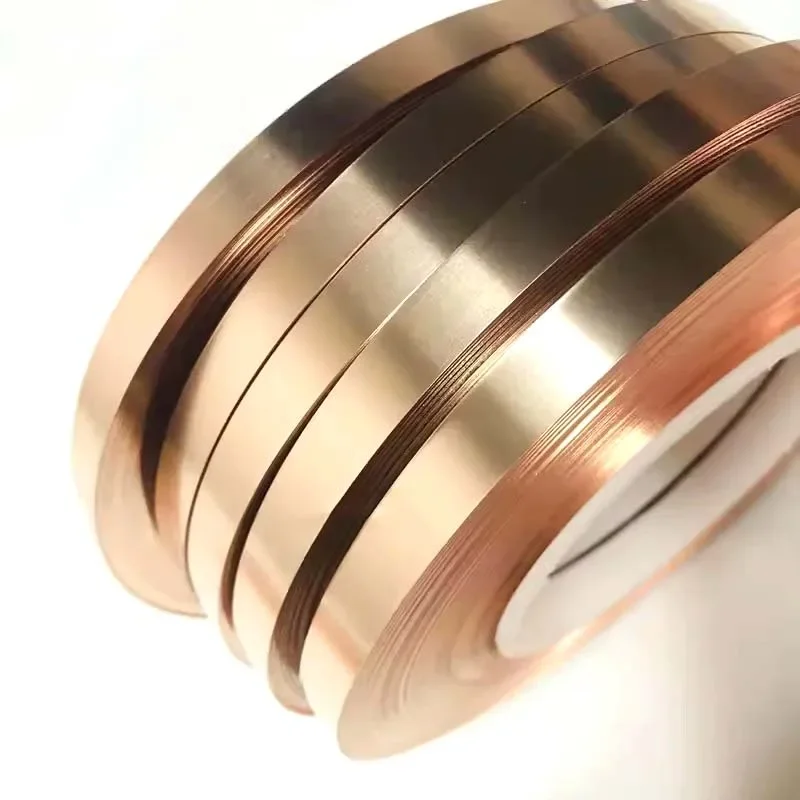 

1M Copper Plate Sheet T2 Pure Copper Foil Strip Red Copper Narrow Strip Width 5mm - 80mm Thick 0.05/0.1/0.20.3/0.4/0.5/0.6/0.8mm