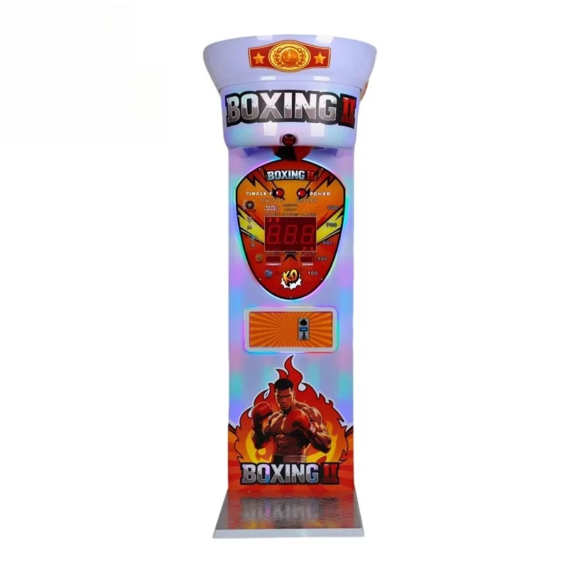 Playground Game Room Entertainment Machine New Design Coin Operated Punch Boxing Arcade Equipment