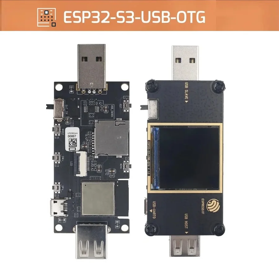 ESP32-S3-USB-OTG Development Board On-board 1.3-inch LCD, ESP32-S3-MINI-1 Module SD Wi-Fi/BLE5.0 USB-OTG Evaluation Board