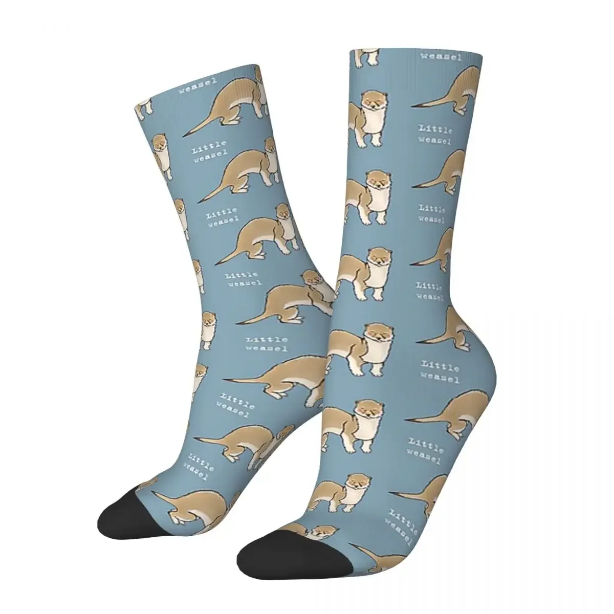 A Little Weasel - Animals Series Socks Harajuku Super Soft Stockings All Season Long Socks Accessories for Unisex Gifts