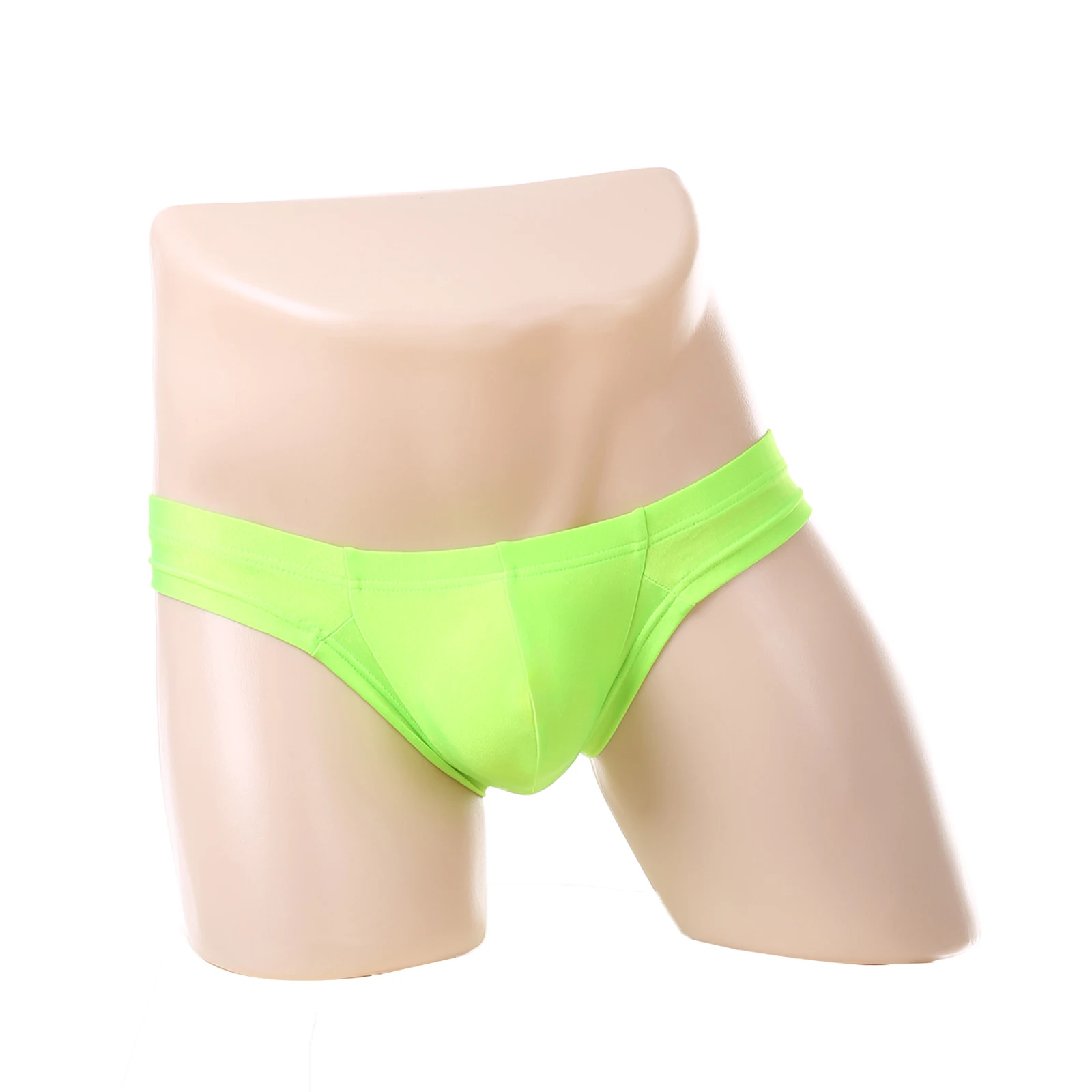 

Men's Sexy Underwear Low-rise Bulge Pouch Boxer Briefs Solid Color Underpants Breathable U Convex Homme Male Panties