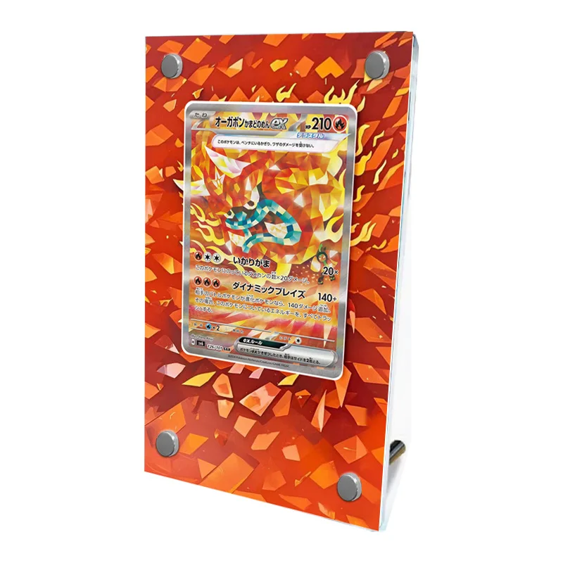 

Pokemon Sv6 Sar Ogerpon Extended Artwork Protective Card Display Case Collection Card Extended Painting Display Rack 15x9cm