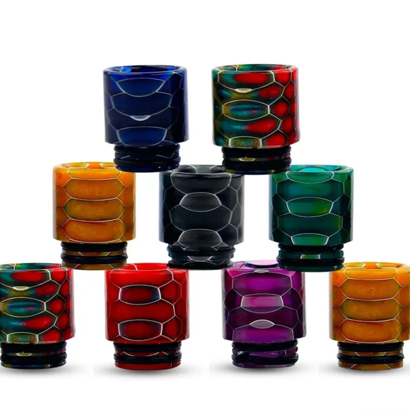 Embouts de goutte à goutte en résine pour placage, embout en peau de serpent pour TFV12 Prince, lapin à fréquence précieuse, accessoires de bricolage, élection, Xy, RTA