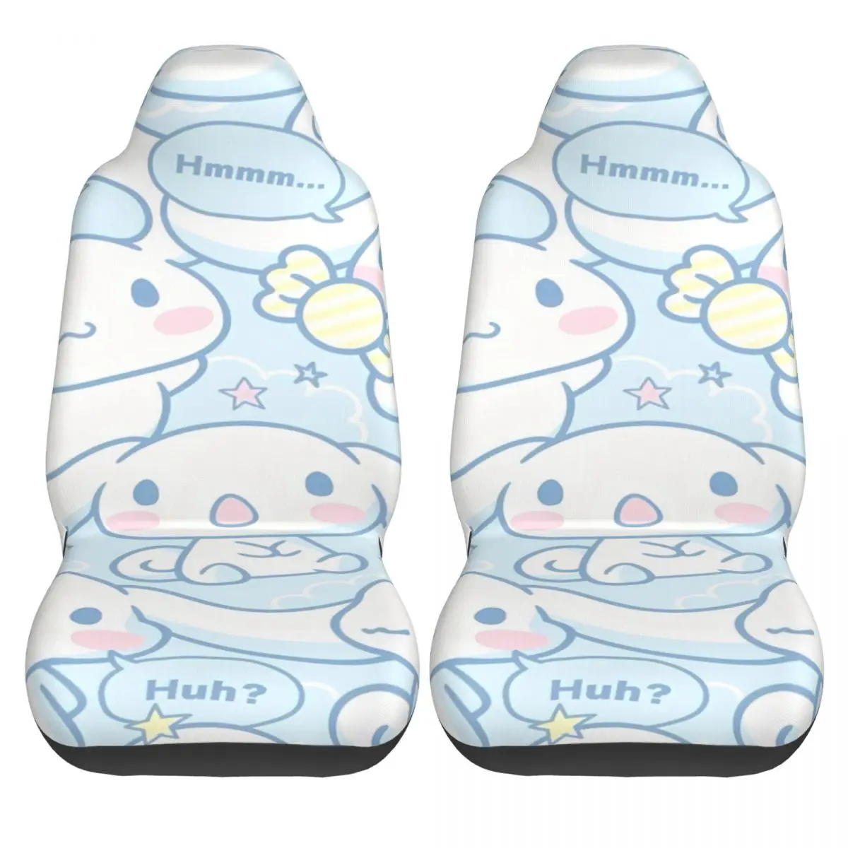 

Cinnamoroll Car Seat Covers meme Minivan Polyester Auto Seat Covers Protective Two Pieces Original Cover