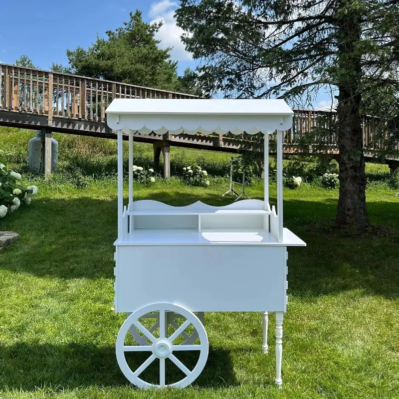 Wholesale PVC candy carts, sweet wooden floats, Valentine's Day party and wedding event decorations