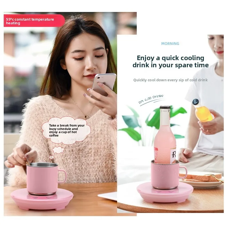 Cooling Coasters, Heating Insulation, Cooling Dual-Use Coasters, Hot and Cold Cups, Warm Milk Coasters