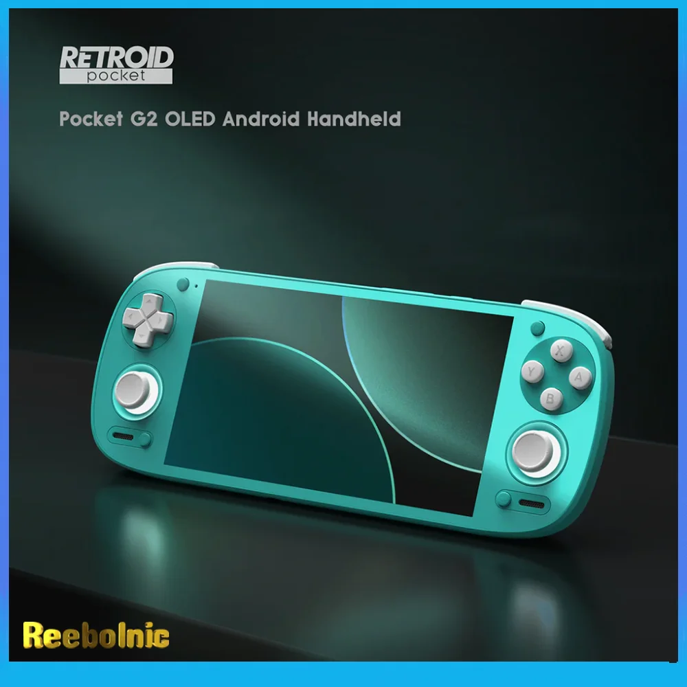 

Портативная игровая консоль Reebolnic Retroid Pocket G2, 5,5-дюймовый AMOLED-экран, 8 ГБ, 128 ГБ G2 Gen, 4 нм, Wi-Fi6.0, Android-система 5000 мАч