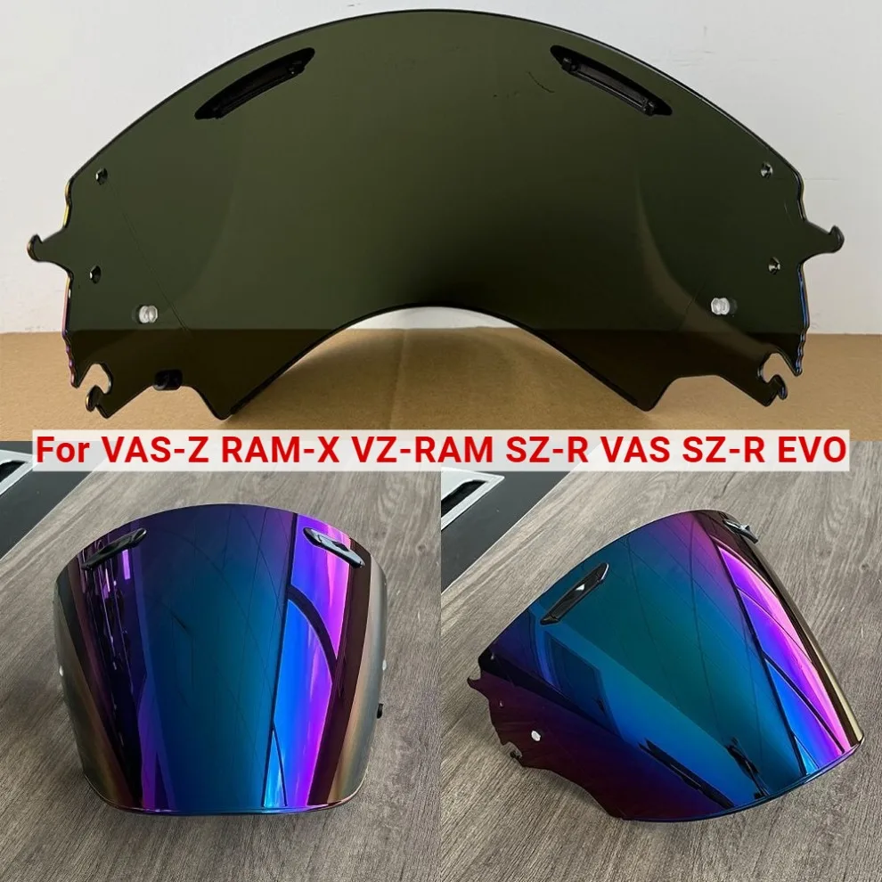 Helmet Visor Shield for Arai VAS-Z RAM-X VZ-RAM SZ-R VAS SZ-R EVO Helmet Replacement Lens Windshield Glass Goggles Accessories
