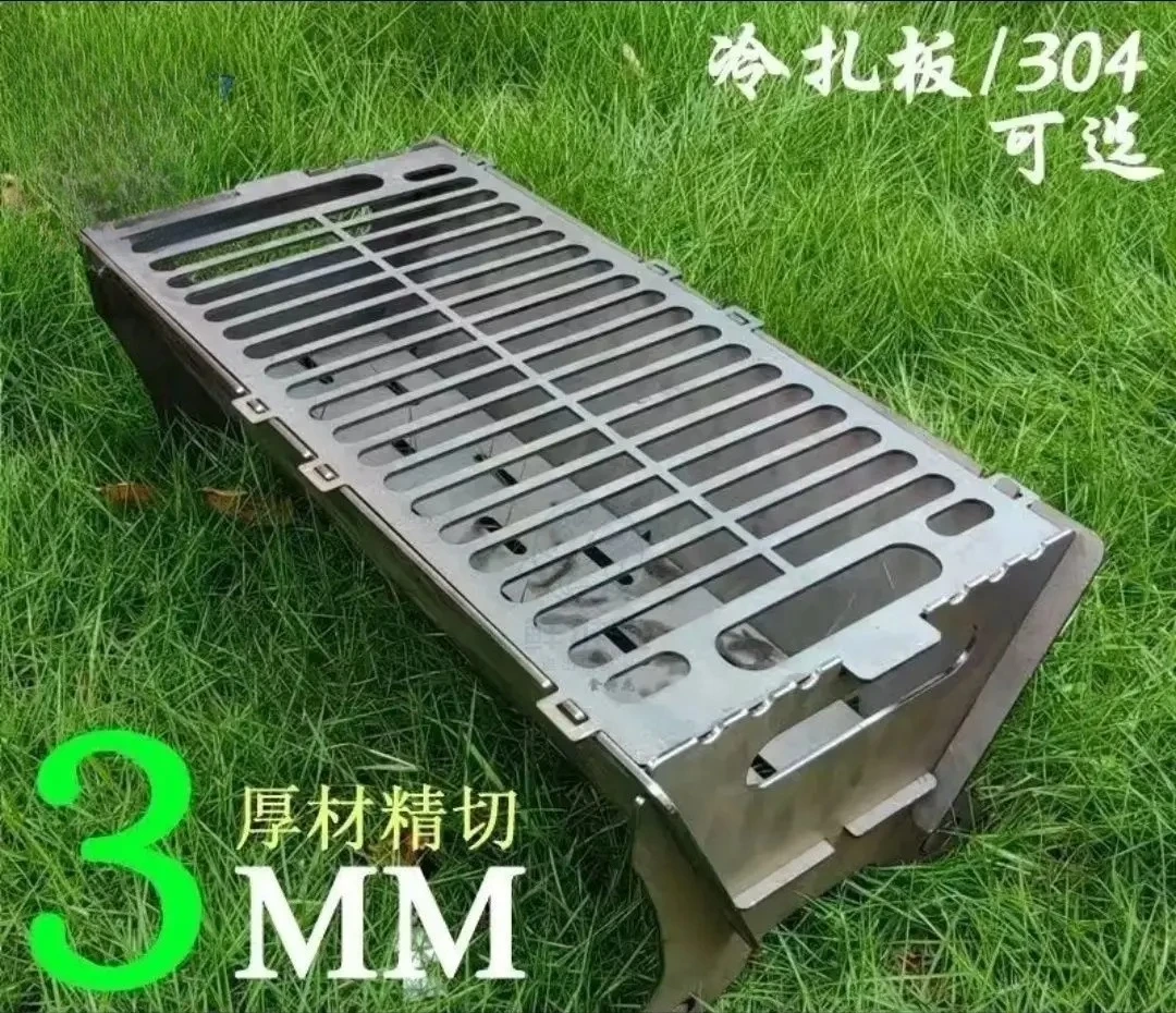 For Folding Mini Charcoal Grill, Portable Barbecue Stove for Home & Commercial Use, Camping Picnic Outdoor Cooking