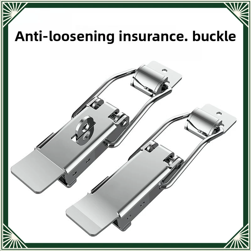 Spring Loaded Safety Toggle Latch Hardware Hasp for Wooden Case Sealed Container Mechanical Equipment