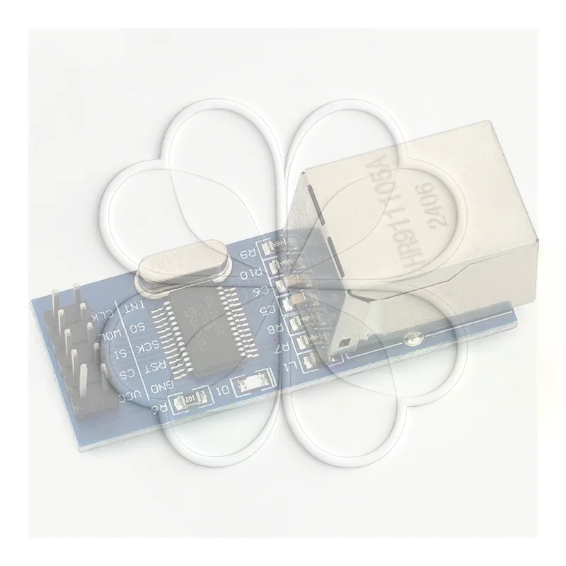 Cost-Effective ENC28J60 Ethernet Module HR911105A RJ45 Port for 51 AVR SPI PIC STM32 LPC Embedded System Development