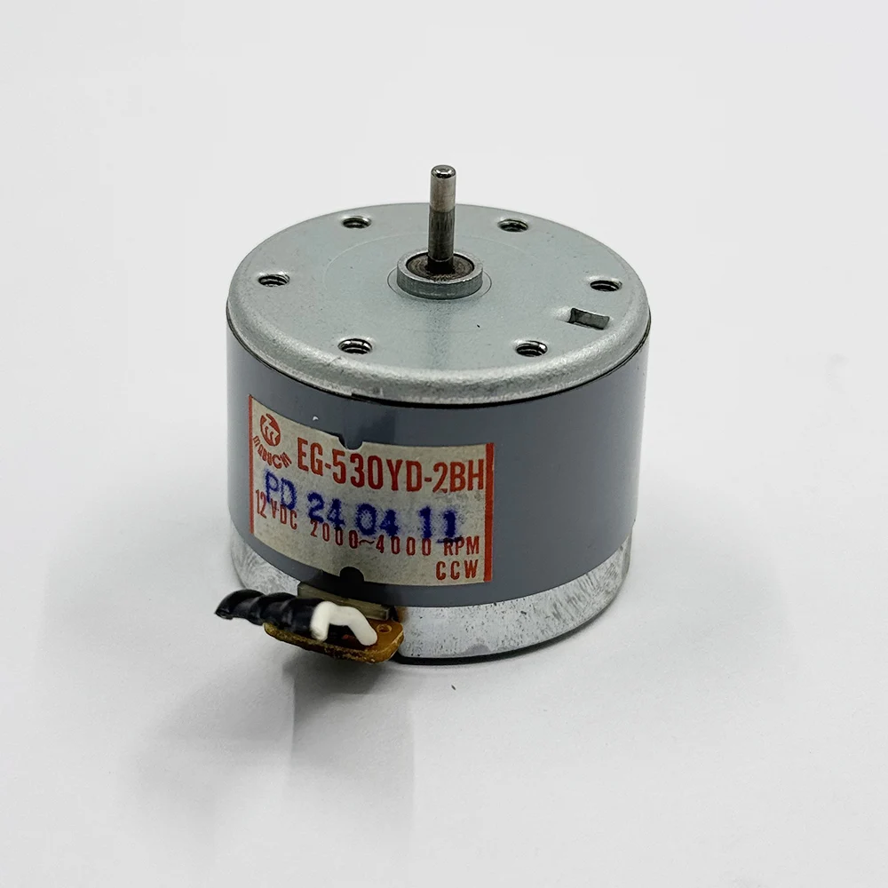 MABUCHI EG-530YD-9BH DC 9V EG-530YD-2BH 12VDC Motor 2000RPM-4000RPM CCW Capstan Deck Audio Cassette Tape Recorder Electric Motor