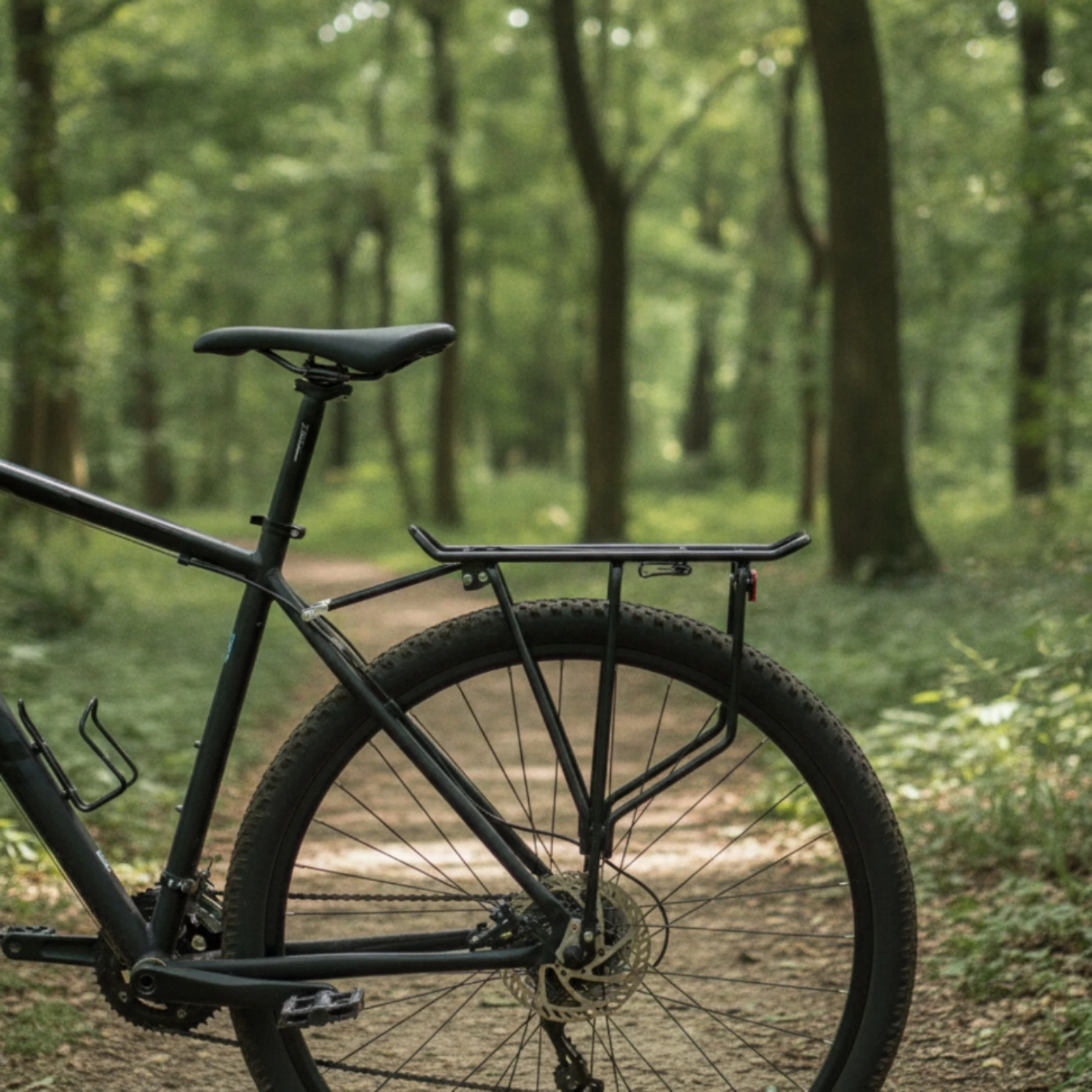 Rear Bike Rack with Reflector Long-Lasting Bike Luggage Carrier for Commuters, Mountain Bikes