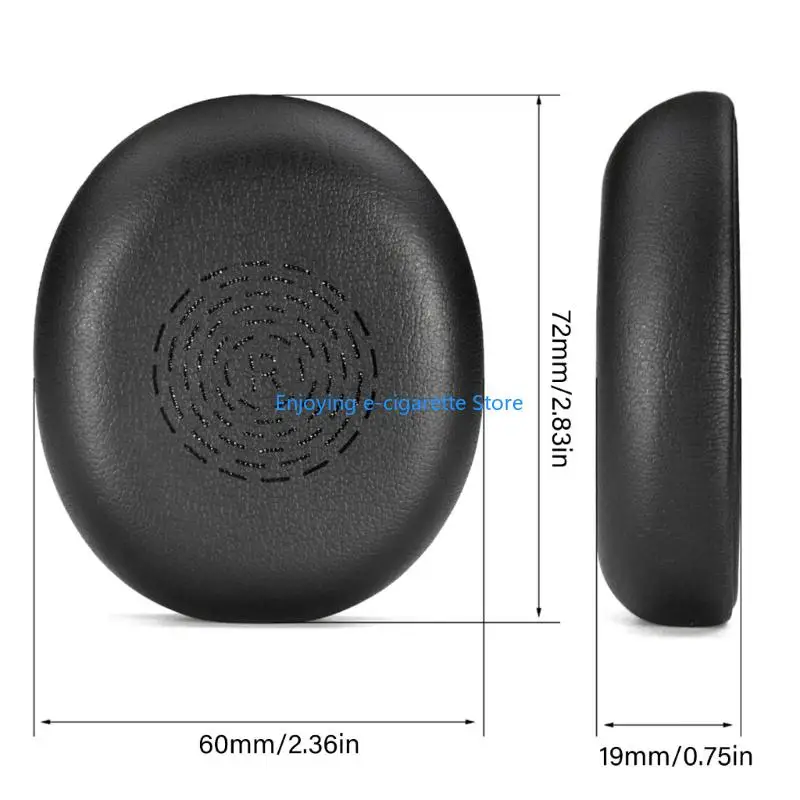 Ergonomische Ersatz-Ohrpolster aus Proteinleder für Evolve2 65 Y4QF – Detail 6