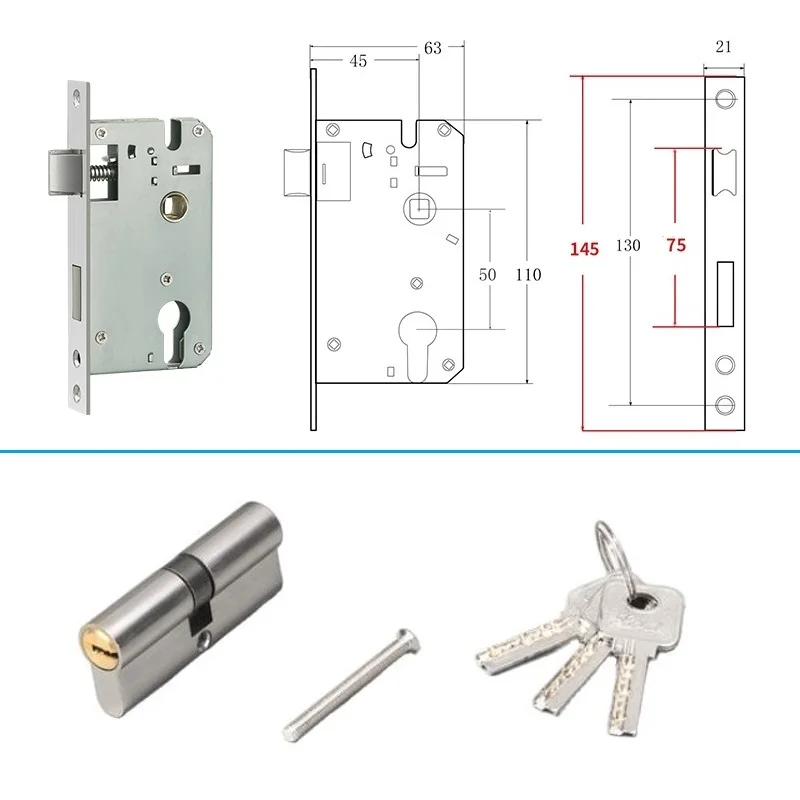 1 Lockbody&1 Cylinder