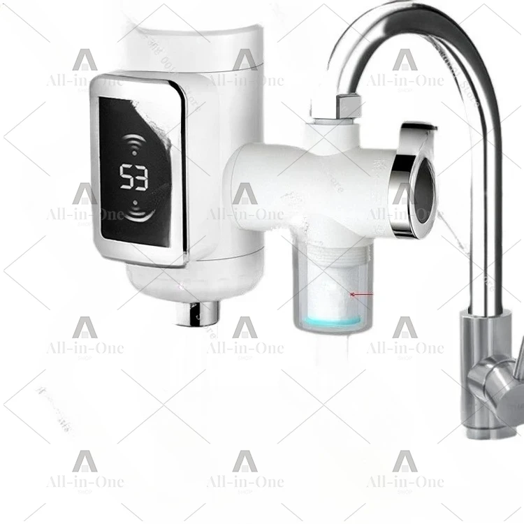 Electric faucet kitchen model quick heating instant installation-free