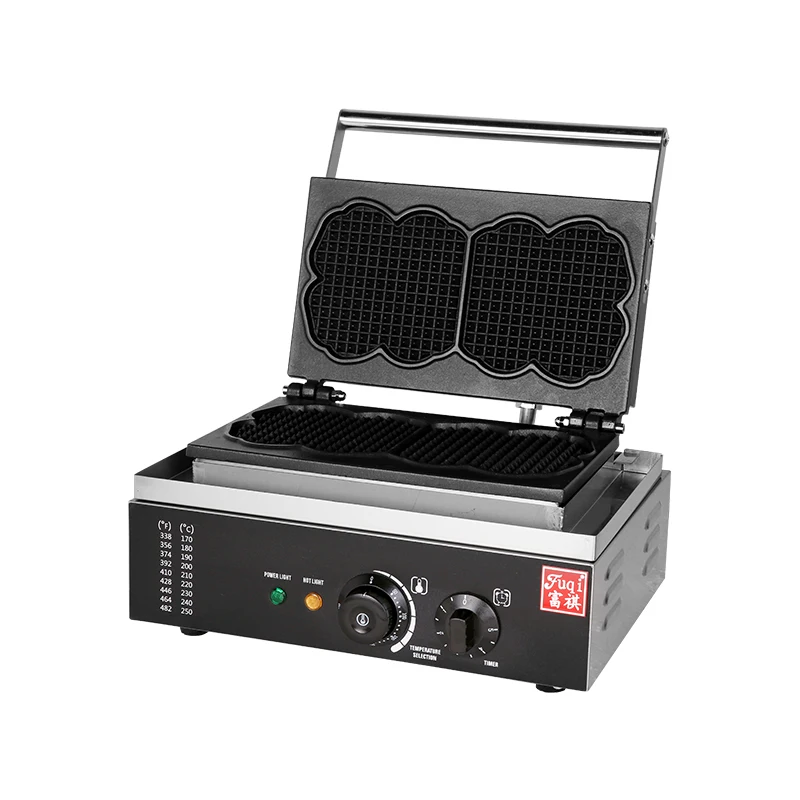 Commercial Crispy Muffin Lolly Machine Bread Press French Toaster Waffle Stick Maker