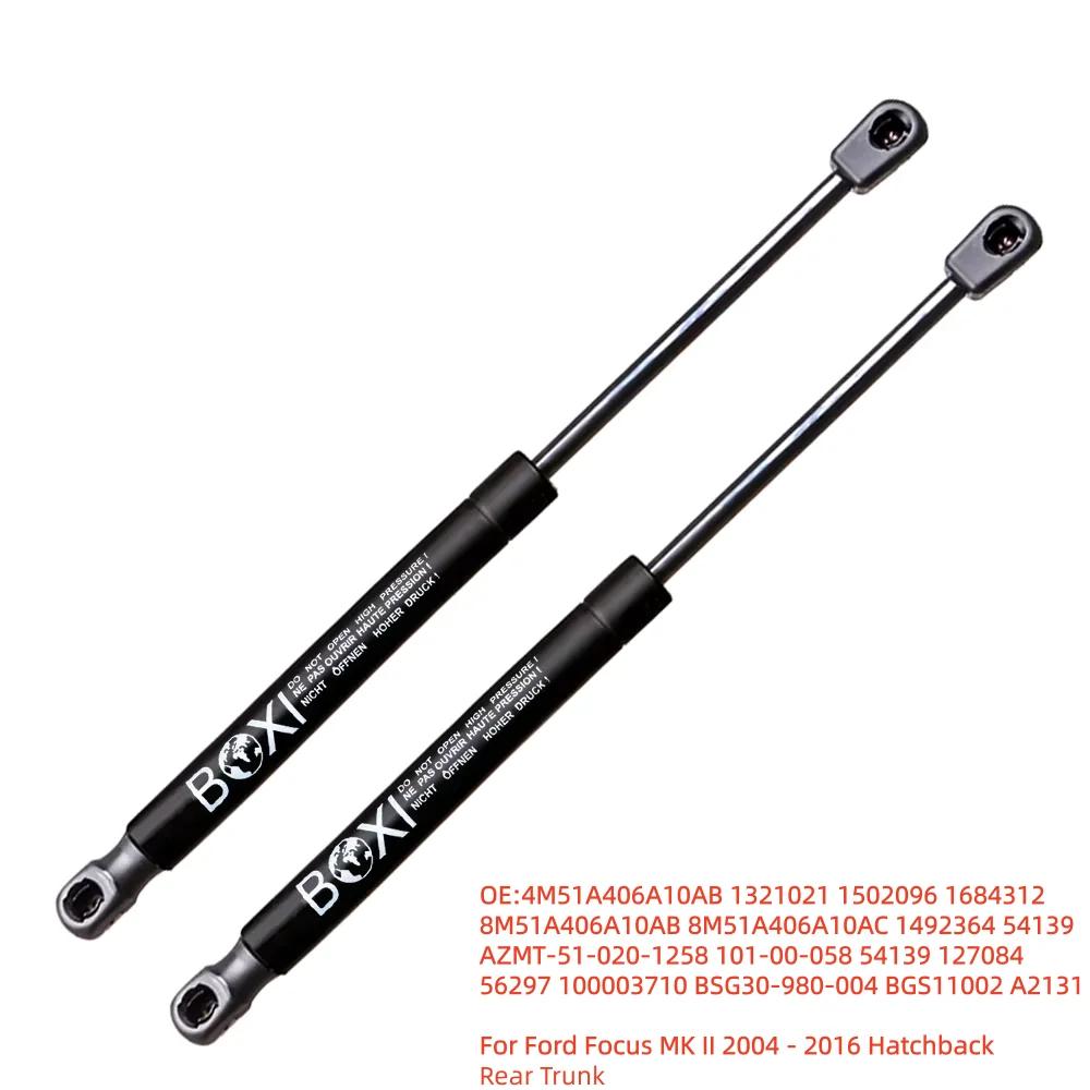 

BOXI 2pcs Rear Boot Gas Spring Lift Support For Ford Focus MK II 2004 - 2016 Hatchback 4M51A406A10AB 1321021 1502096 Lift Struts