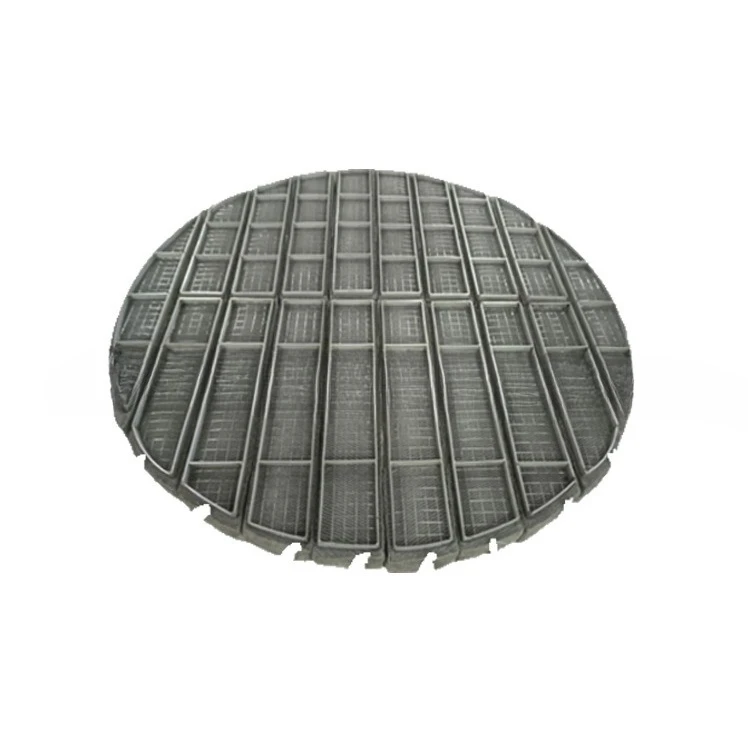 Wire mesh demister PP/titanium/stainless steel hemming wire mesh demister 304/316 desulfurization spray tower foam trap