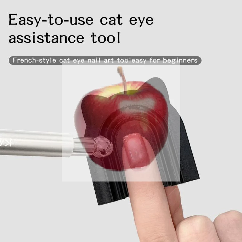 Cat Eye Magnet Tool Double-ended Nail Art Magnet Stick For DIY Magnetic Cat Eye Gel Special Nail Tool French Nail UV Magnetic