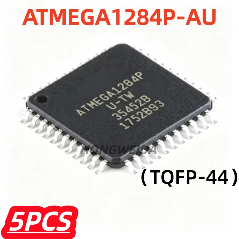 5Pcs/lot 100% New ATMEGA1284P-AU ATMEGA1284P U TQFP-44 Original Microcontroller chip Chipset