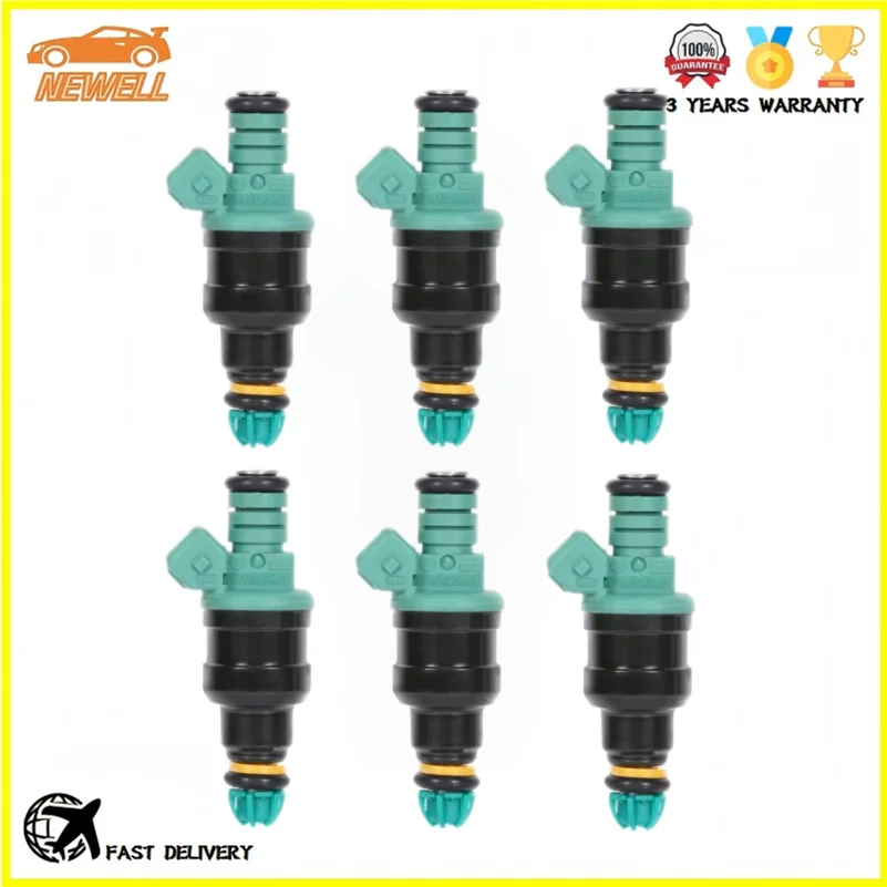

6pcs 0280150415 13641730060 Fuel Injectors For BMW M3 323is 325is 525i E36 E34 M50 S50 2.5L M3 3.0L 1991~1995