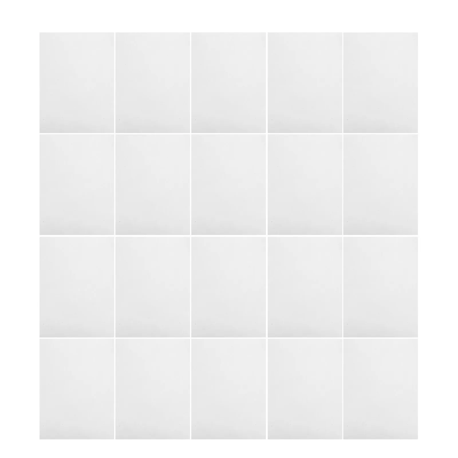 40Pcs Braille Writing Paper Sheets White 11.8x8.3inch Blank Braille Paper for Classroom Blind Students Handwriting Supplies