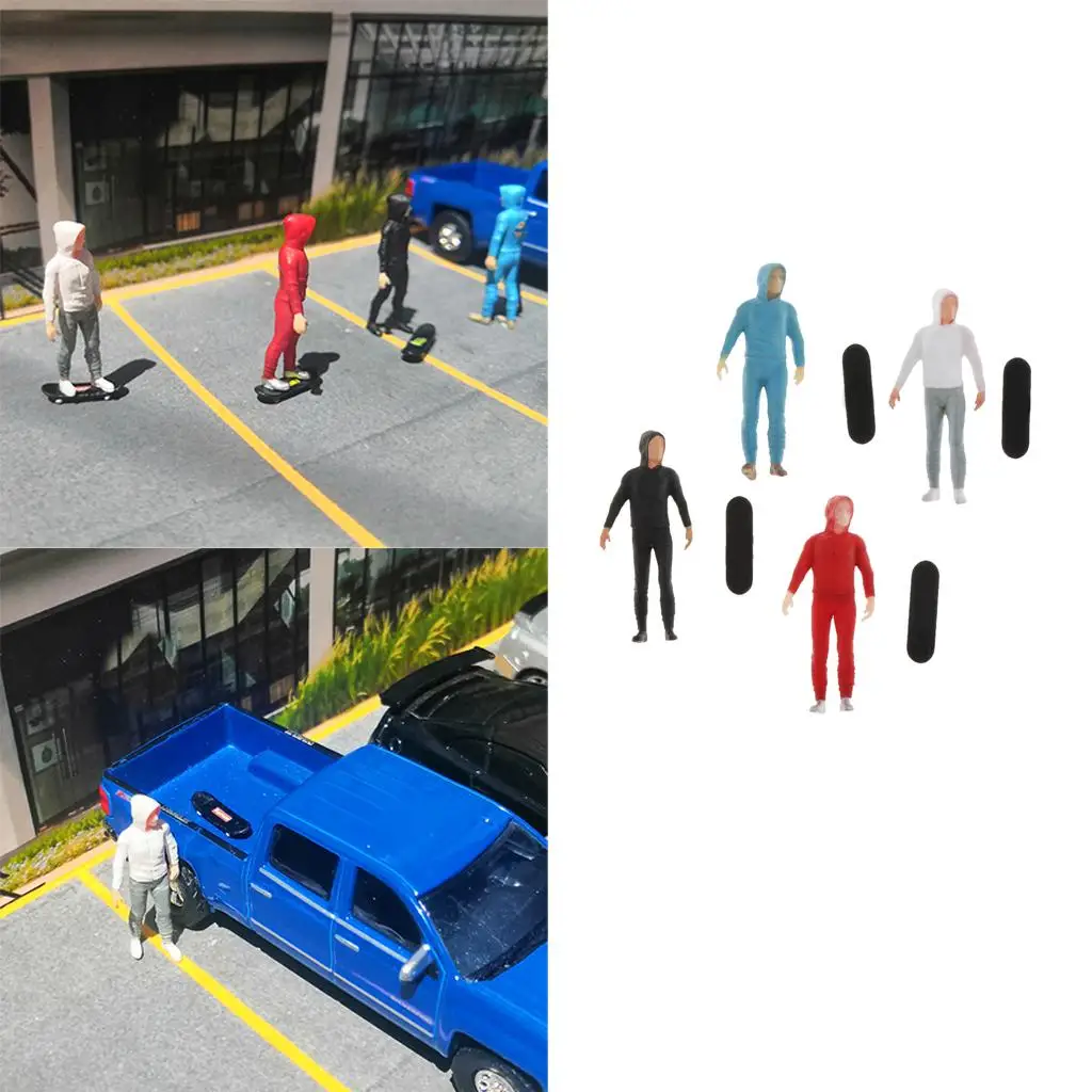 

1:64 Scale Miniatures Action Figure Painted Sliding Figurine